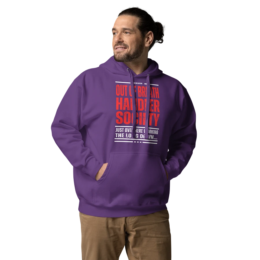 Out of Breath Handler Society - Front Print - Premium Adult Unisex Hoodie product image (2)