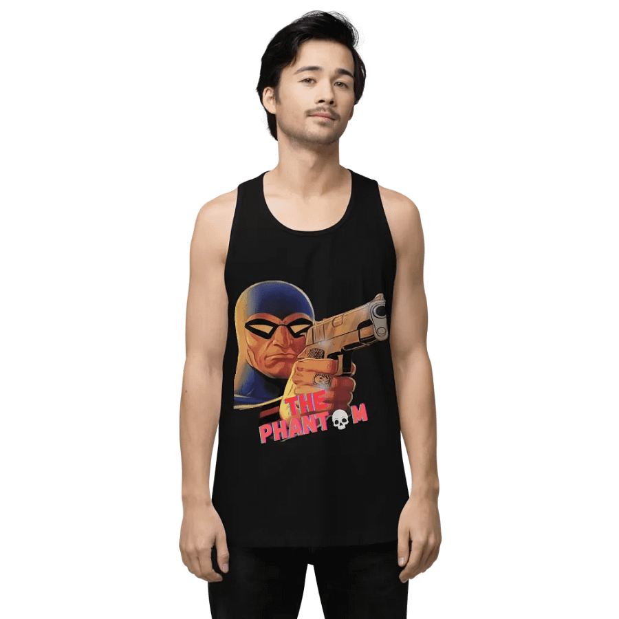 Best Cotton Heritage Men's Tank Top: The Ghost Who Walks - Haunting Supernatural Design product image (2)
