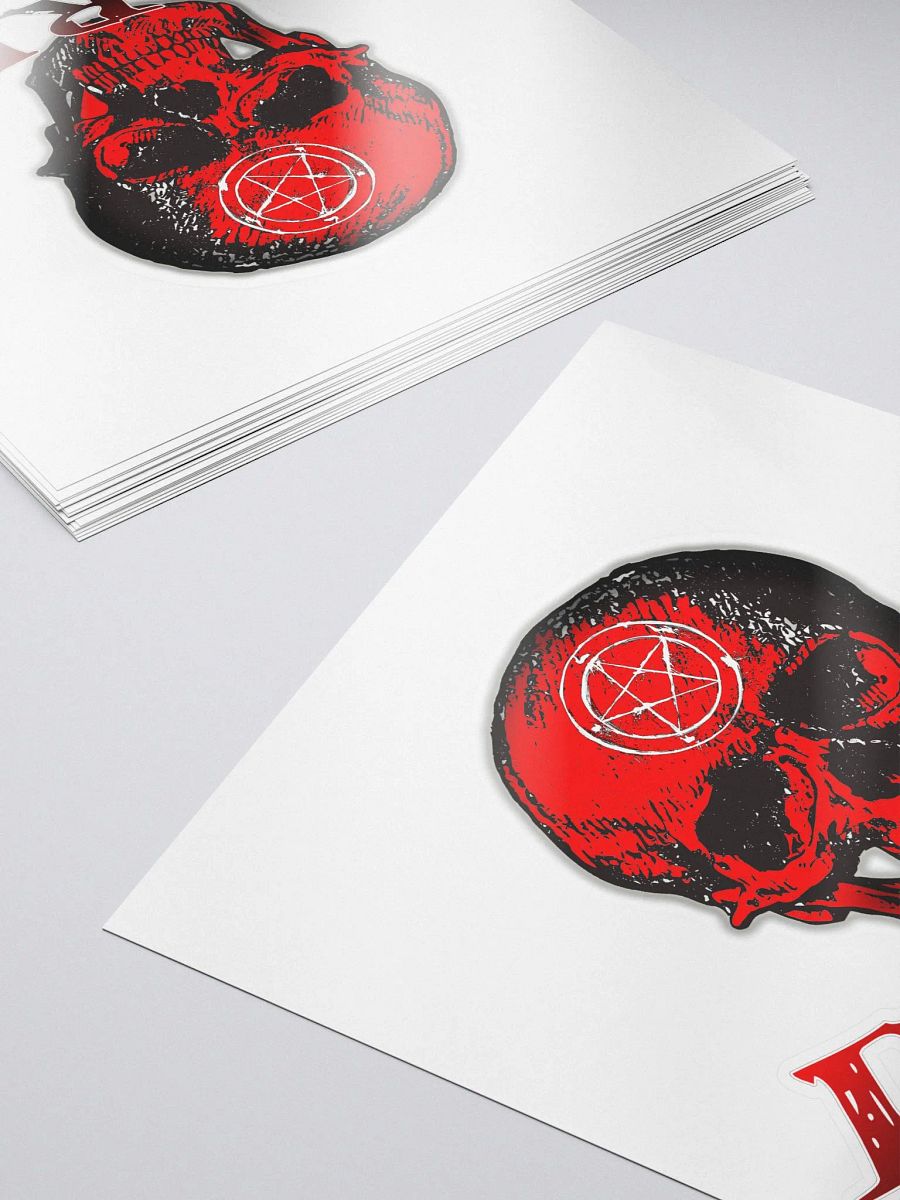 Darhk Skull Sticker (With Name) product image (5)