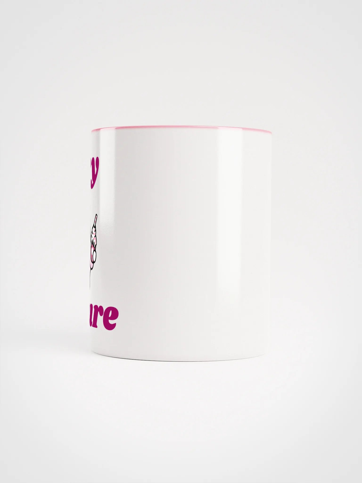 Very Demure Cute Ghost Left Hand Accent Color Mug product image (2)