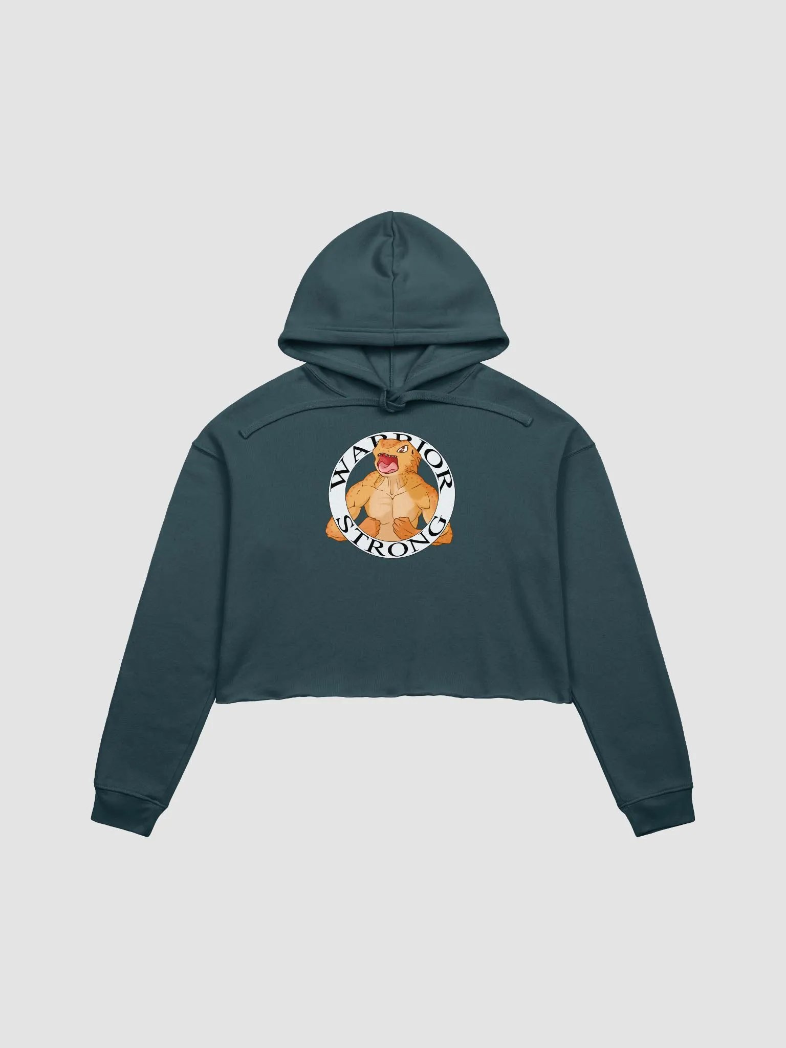 Warrior Strong Crop Top Hoodie product image (1)