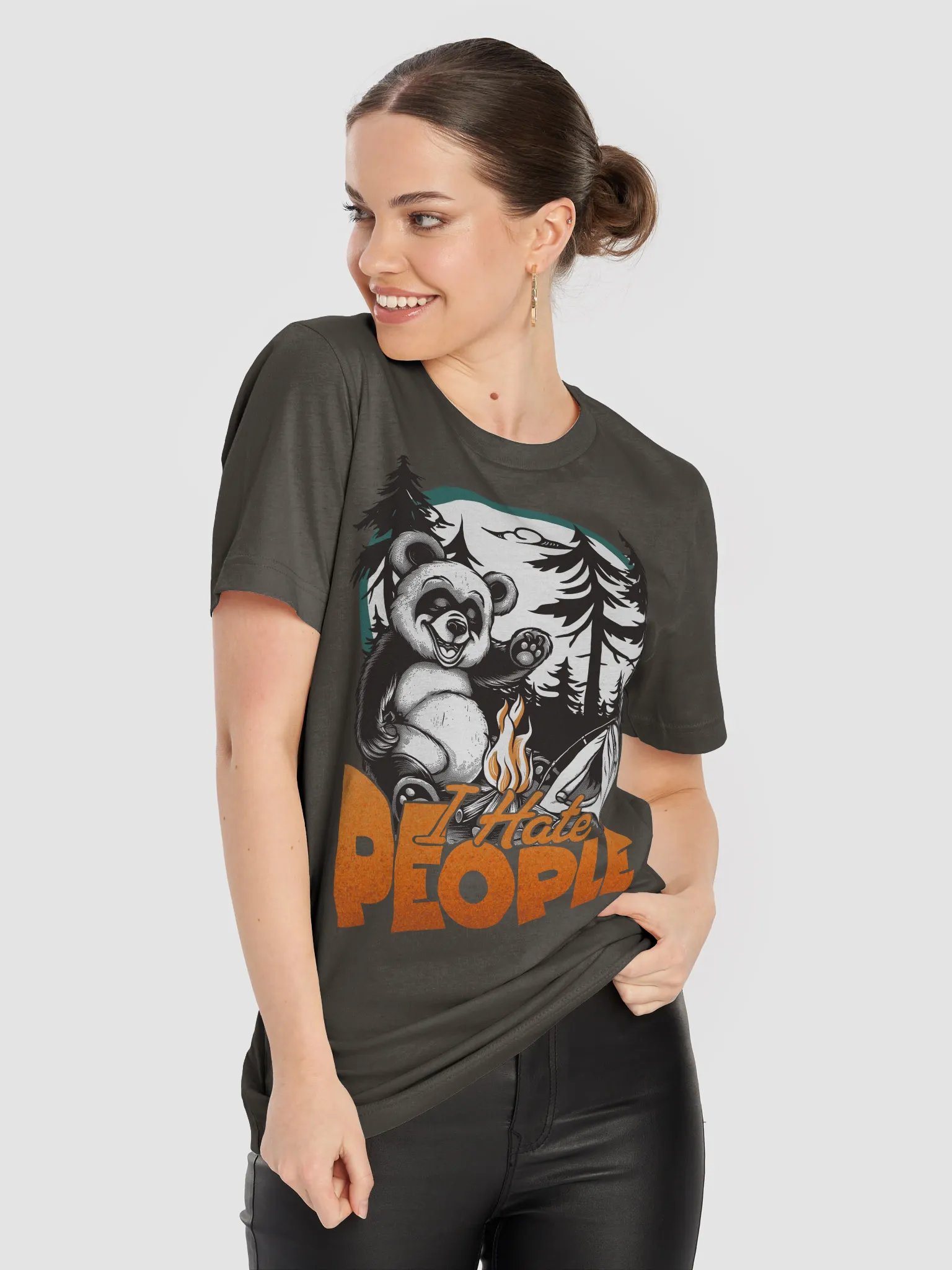 I Hate People - Funny Campfire T-shirt product image (8)