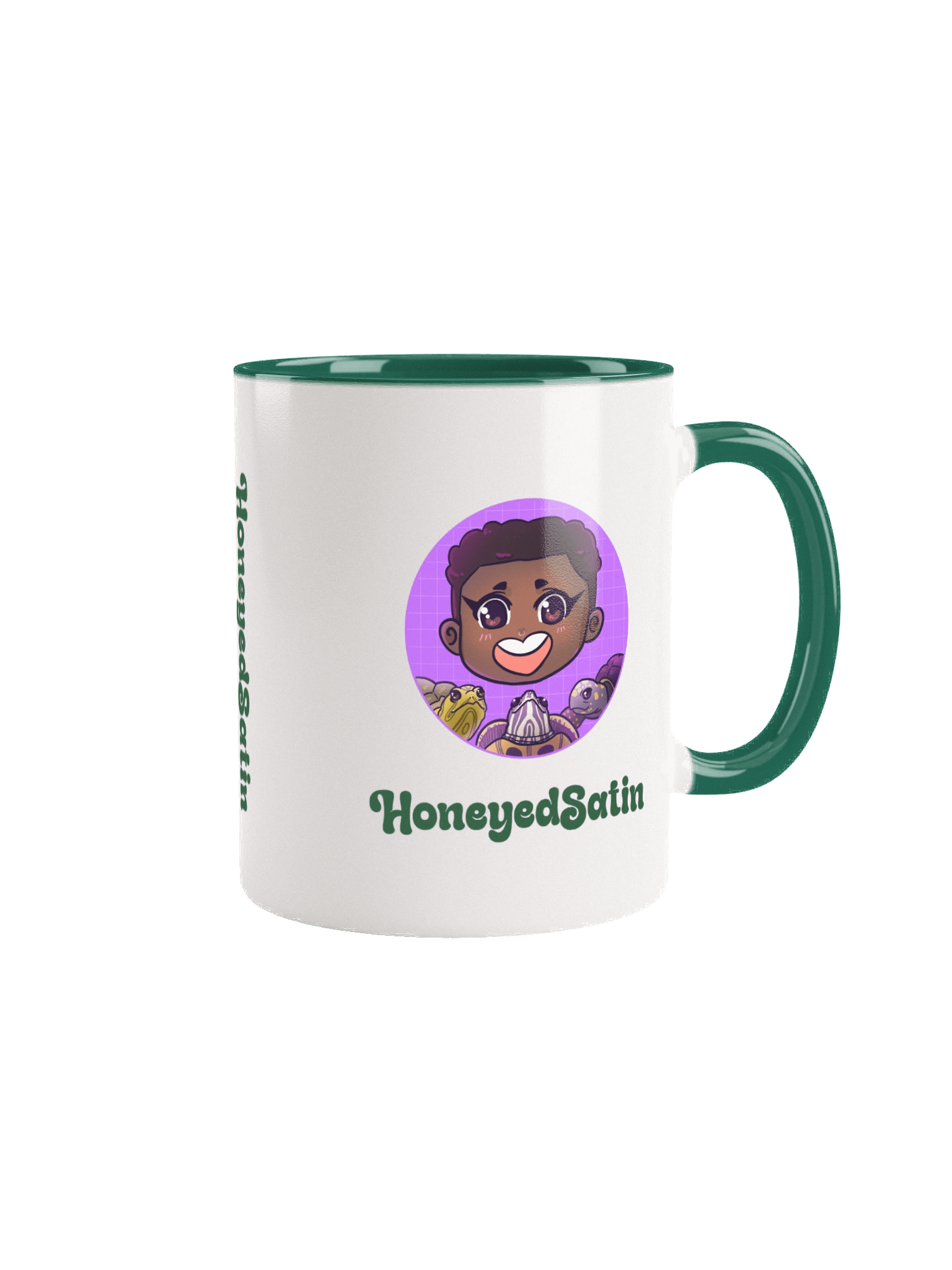 Satin's Green-Lined Ceramic Mug product image (1)