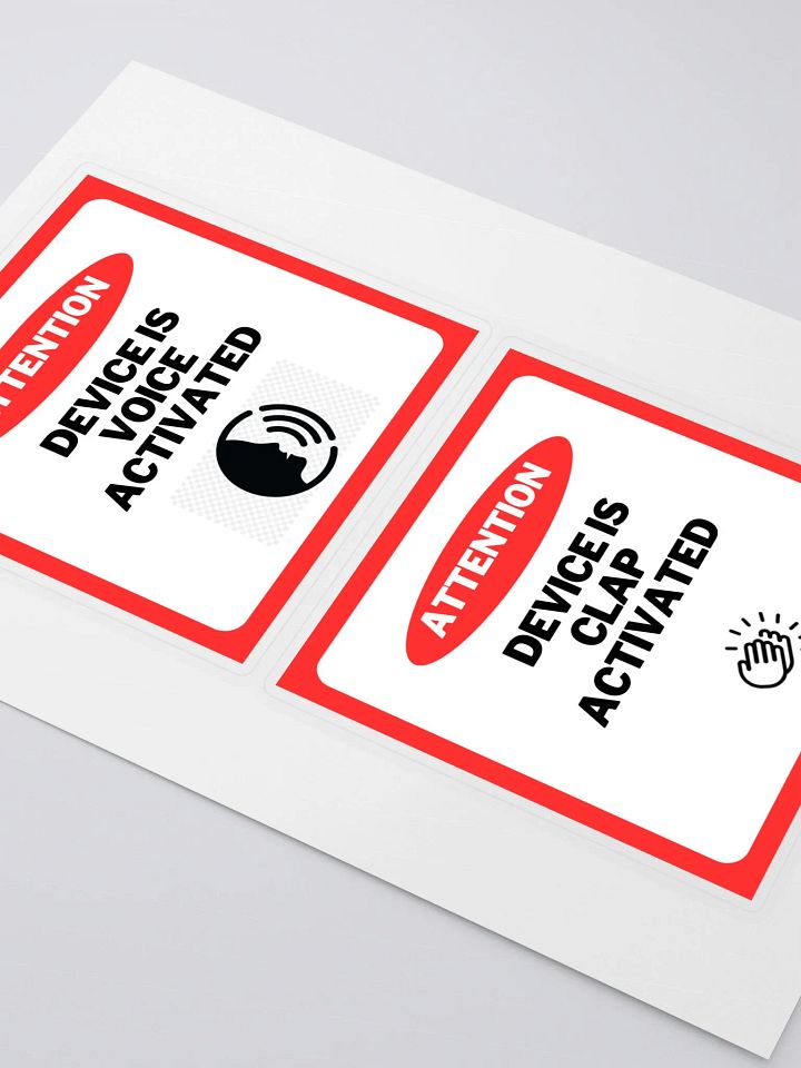 Voice and clap activated stickers product image (1)