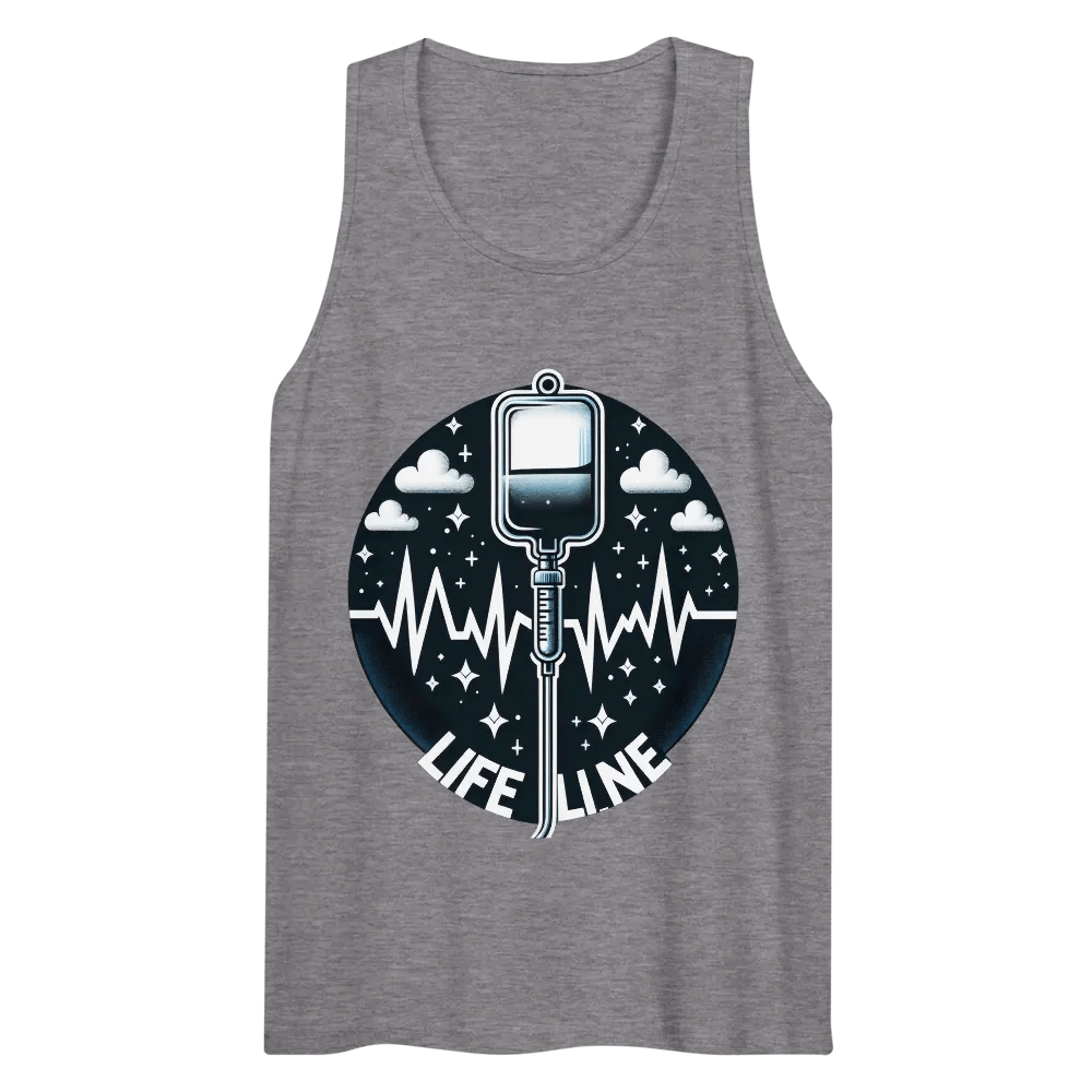 Lifeline EKG Men's Tank Top product image (69)