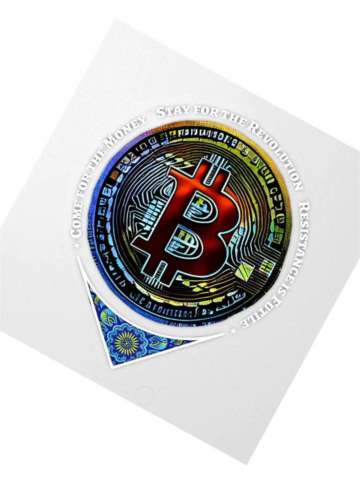 Crypto Revolution Kiss-Cut Stickers product image (2)