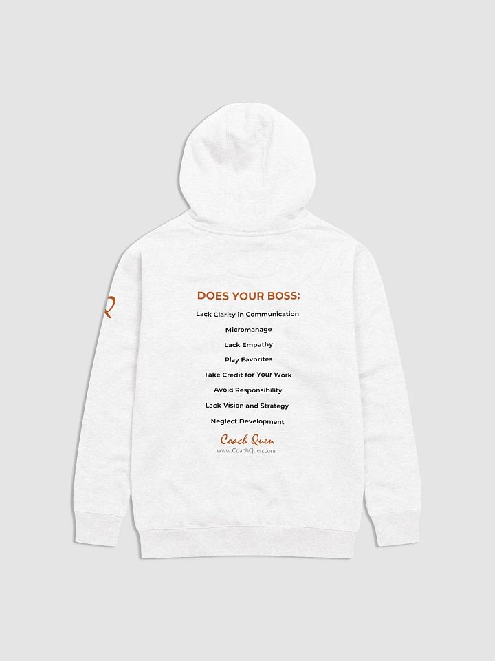 Bad Boss Buster Black Logo Unisex Hoodie product image (7)