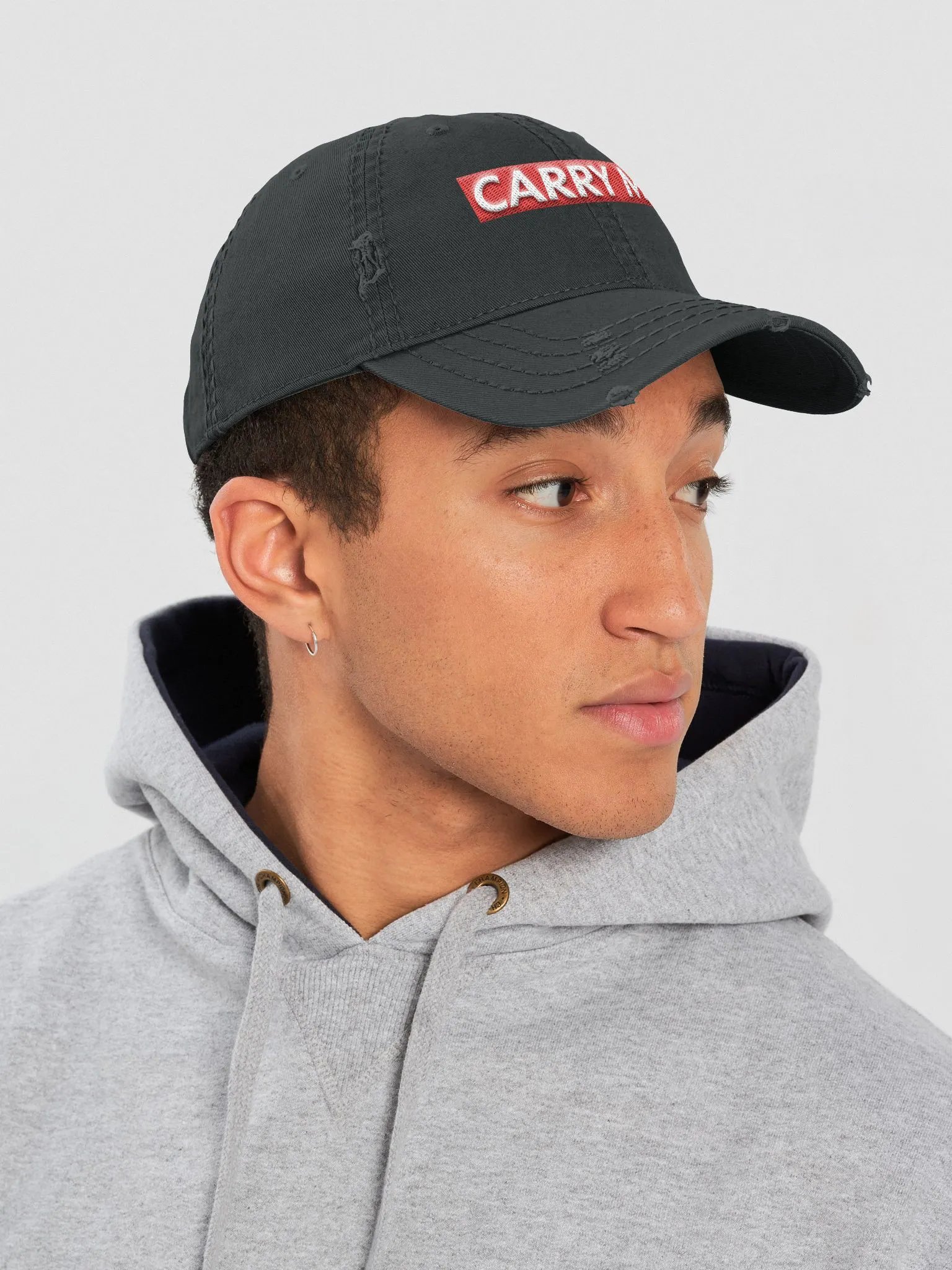 Carry Me Senpai Distressed Cap product image (14)