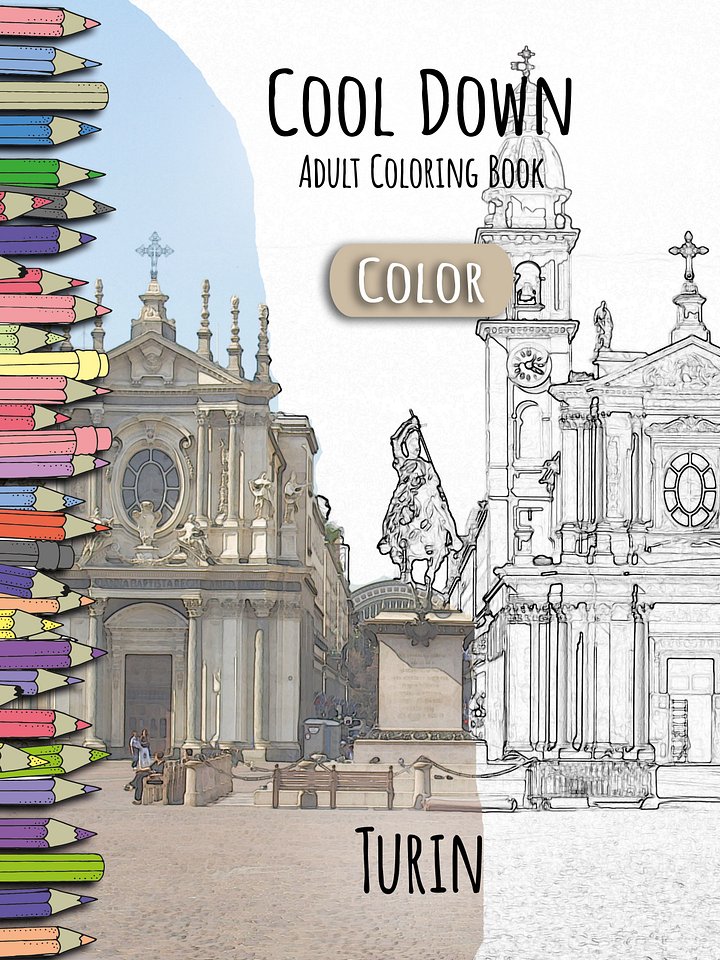 Cool Down [Color] | Adult Coloring Book: Turin product image (1)