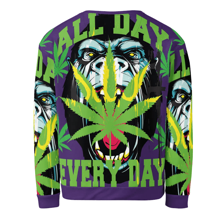 Gorilla Warfare - PURPLE | All-Day Unisex Sweatshirt product image (2)