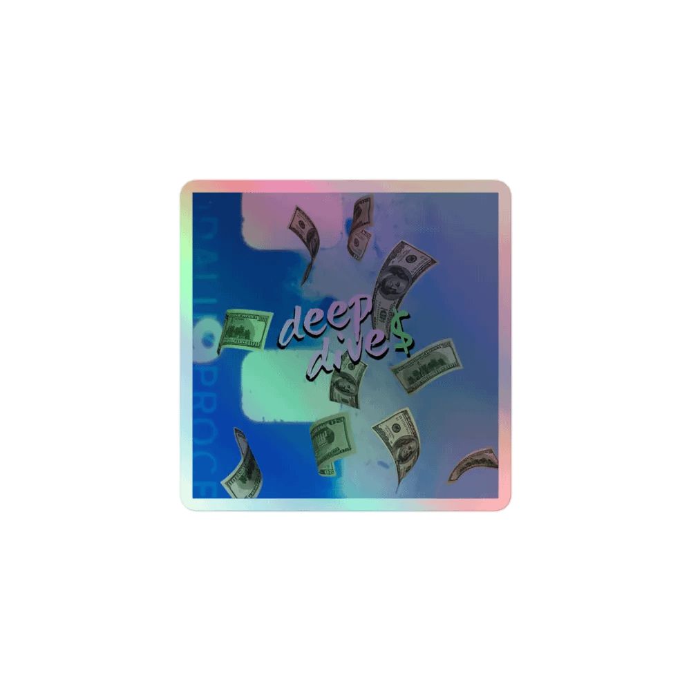 deep dive$ Holographic Sticker - Special Edition product image (1)