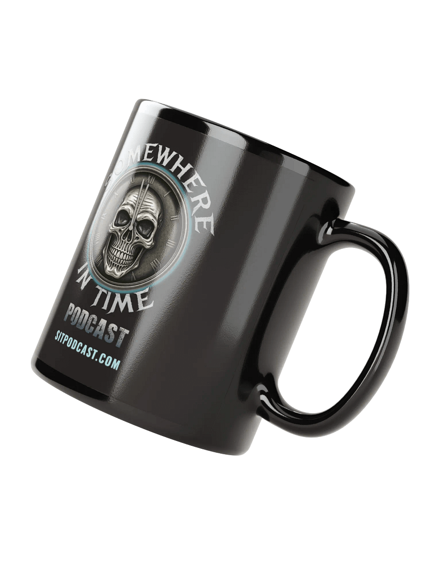 Somewhere in Time Podcast Black Glossy Coffee Mug product image (3)