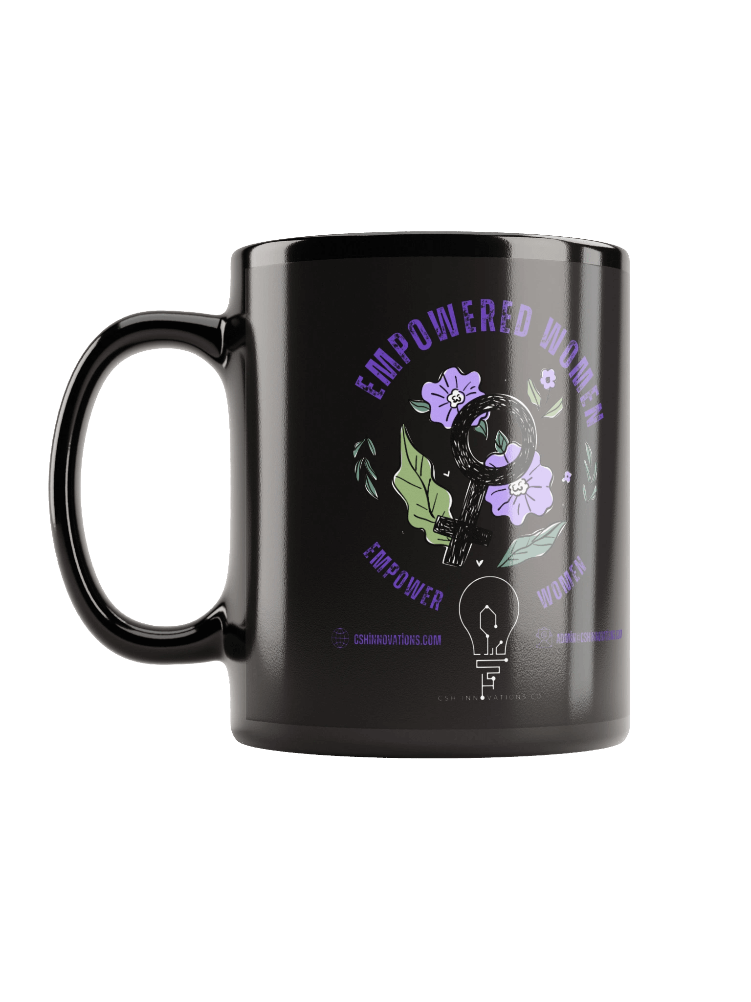 Empowered Women Black Mug product image (12)