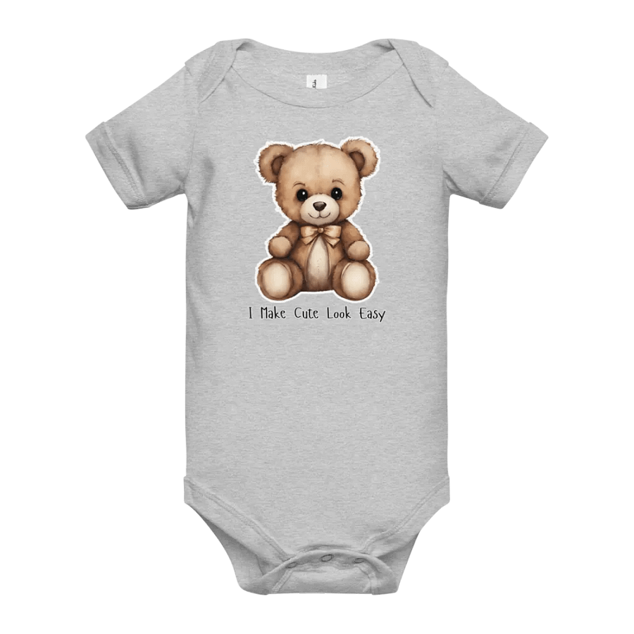 Whimsical Teddy Bear Baby Onesie product image (49)