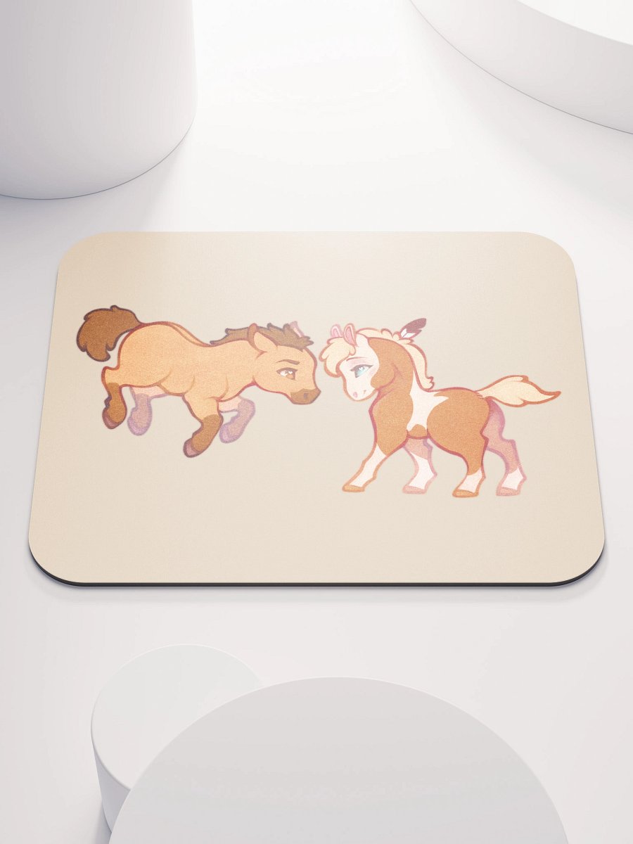 Chibi Spirit & Rain mouse pad product image (1)