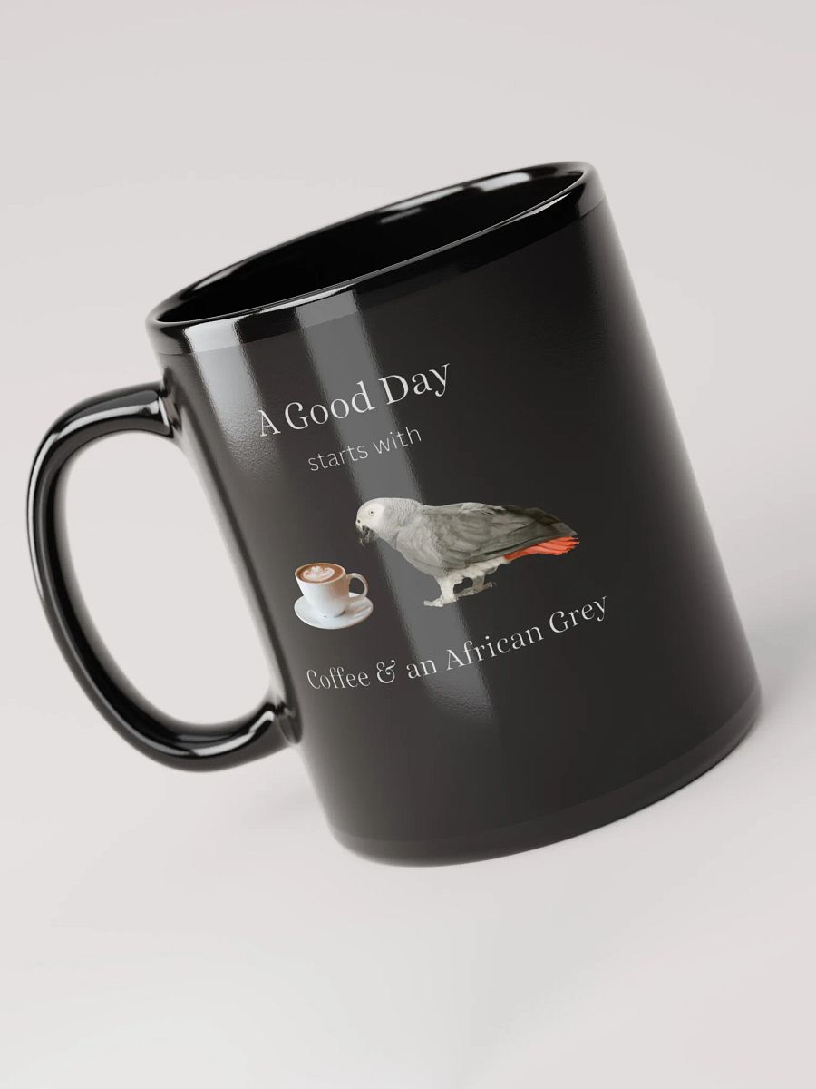African Grey Parrot Cappuccino Mug product image (3)