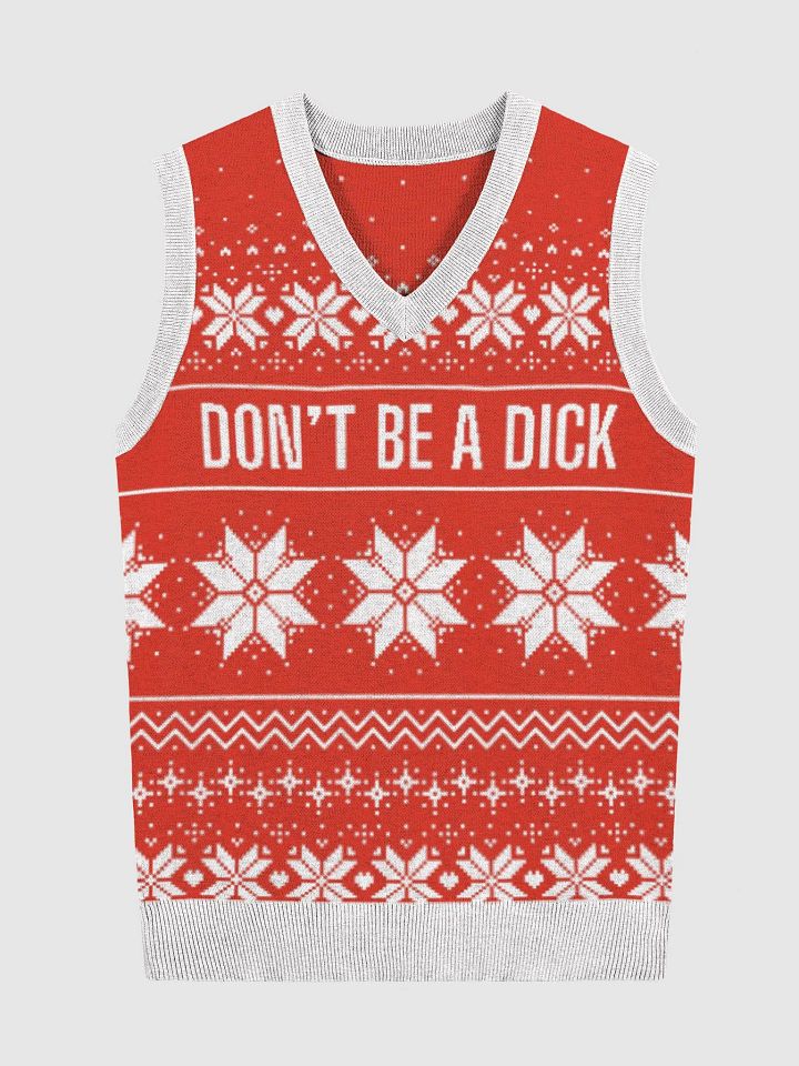Don't Holiday Sweater Vest product image (2)