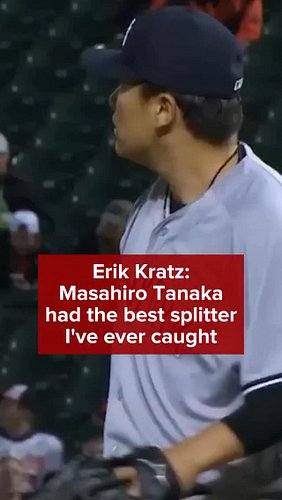Tanaka had the best splitter Kratz ever caught 🔥