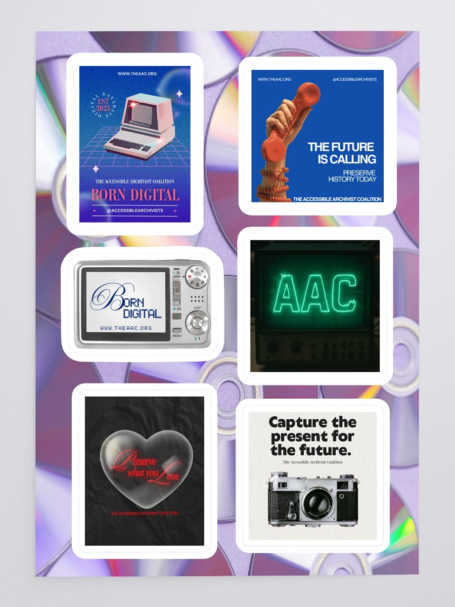THE AAC STICKER SHEET - BORN DIGITAL product image (3)