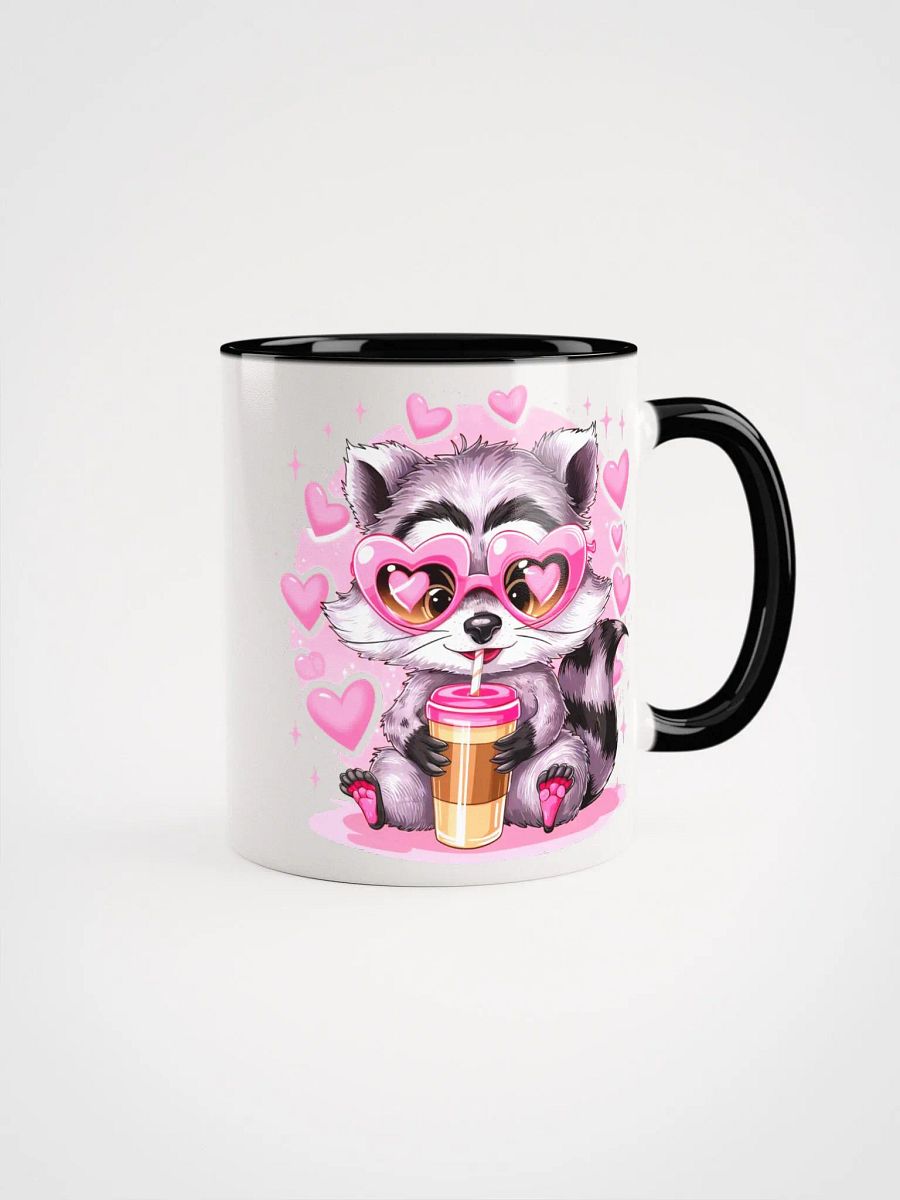Love-Struck Raccoons Ceramic Mug product image (3)