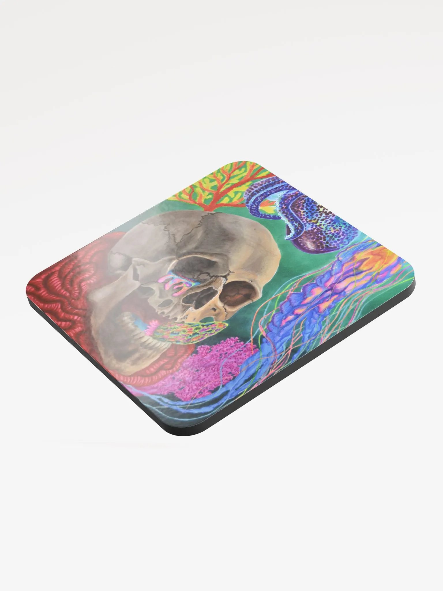 Underwater skull coaster product image (3)