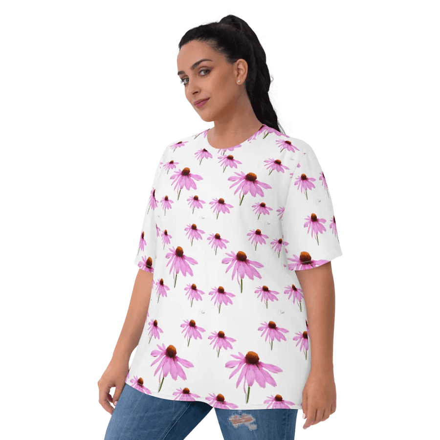Abstract Repeating Pink Cone Flowers product image (3)