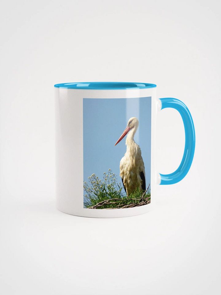 The white stork - Ceramic Mug with Color Inside product image (1)