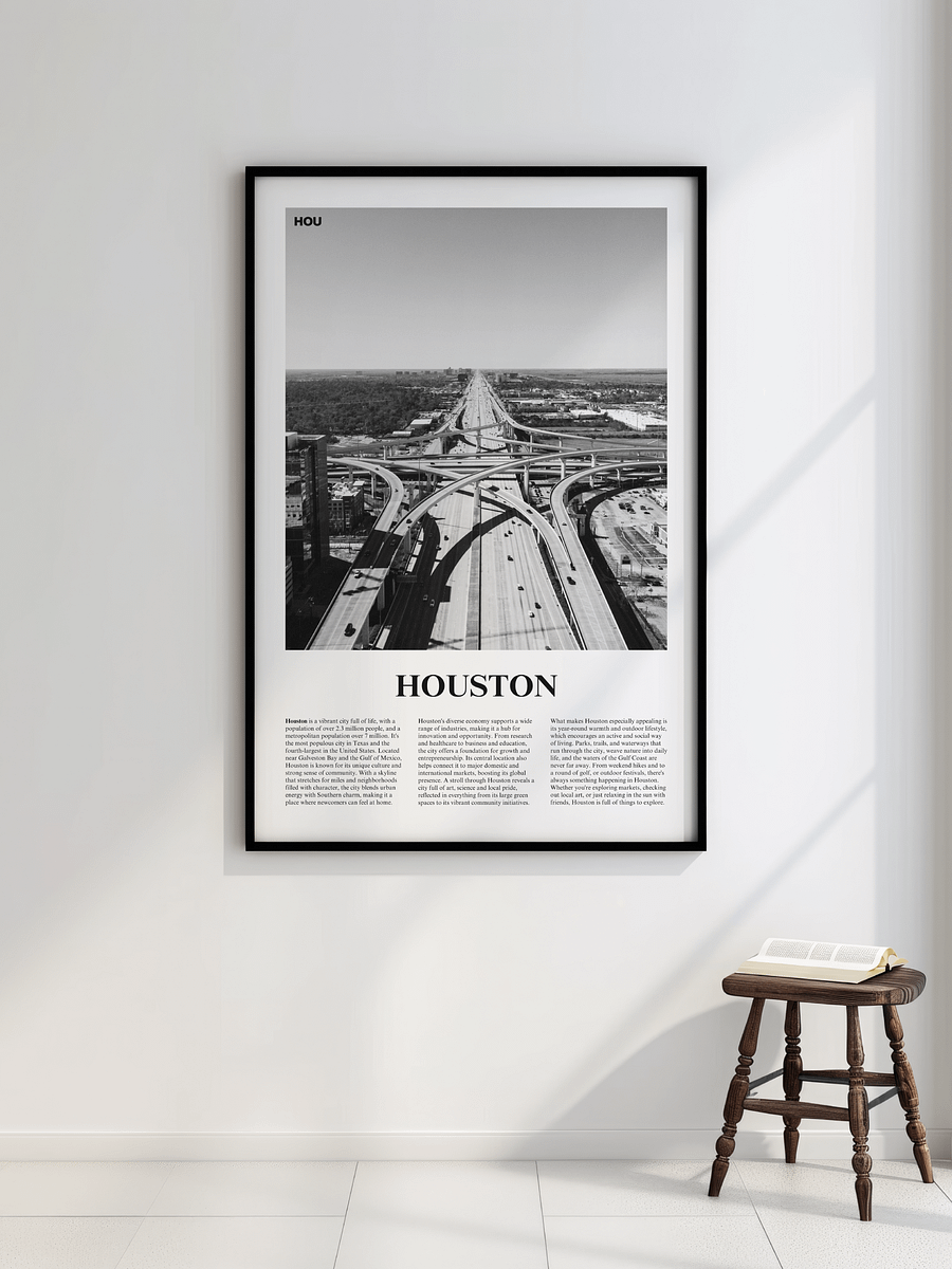 Houston 02 Newspaper Poster product image (2)