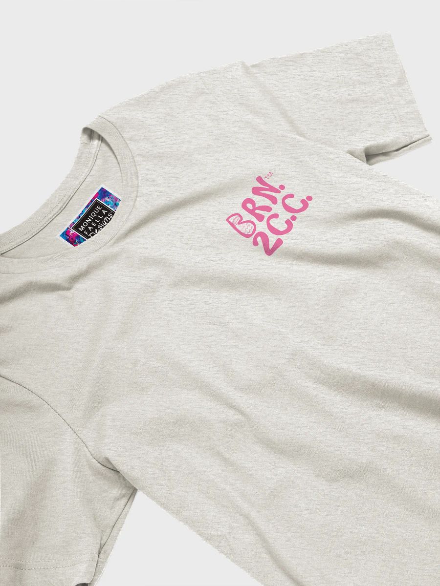 Men's | BOURNE to Cape Cod™ | Supersoft T-Shirt by Bella+Canvas | Brilliant Rose Pink Logo on Light Neutrals product image (32)