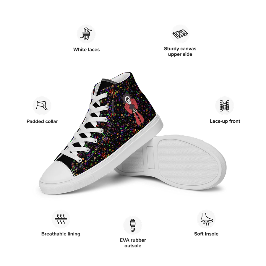 Black Arcade and White Chibi Visceral Sneakers product image (39)