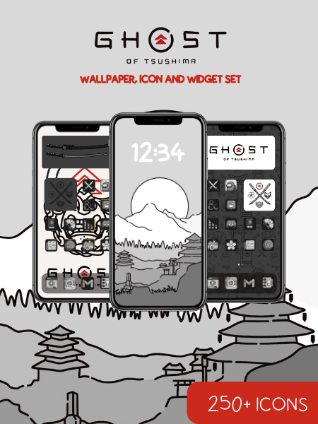 Ghost of Tsushima Black Phone Theme product image (1)