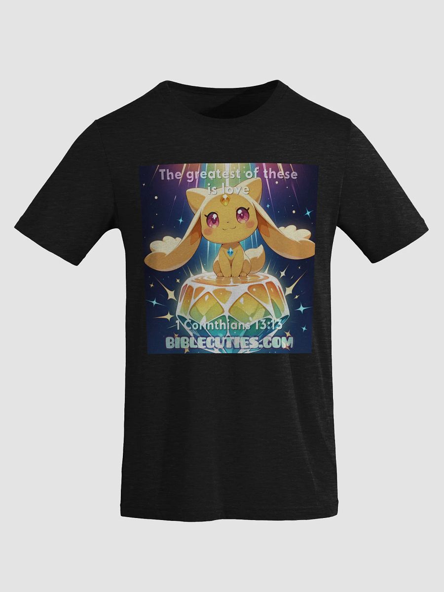 Bible Cuties Lorraine - The greatest of these is love T Shirt product image (3)