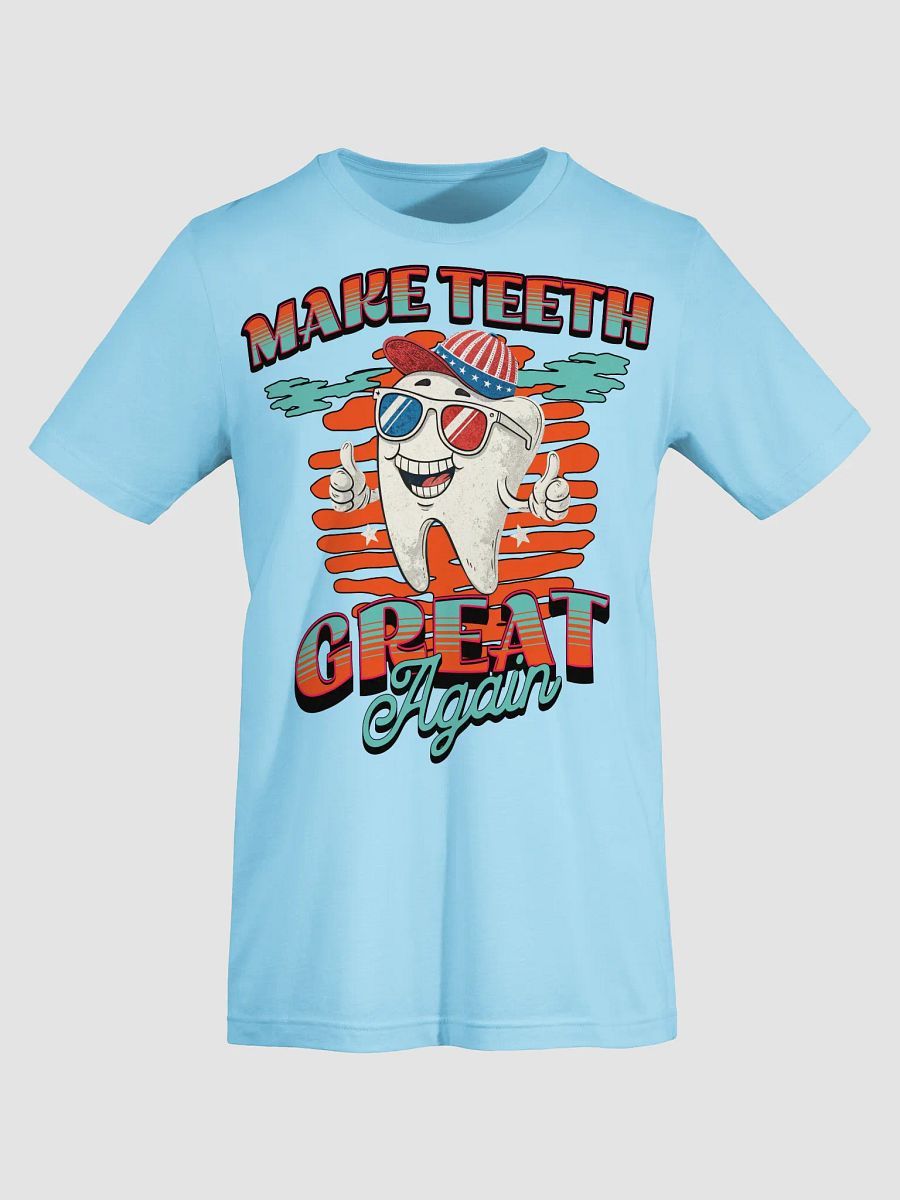 Make Teeth Great Again Patriotic Tooth Cap Thumbs-Up Tee product image (34)