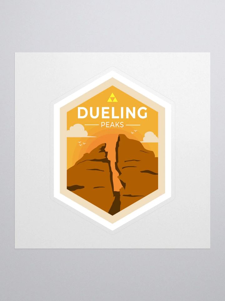 Dueling Peaks National Park Sticker product image (2)