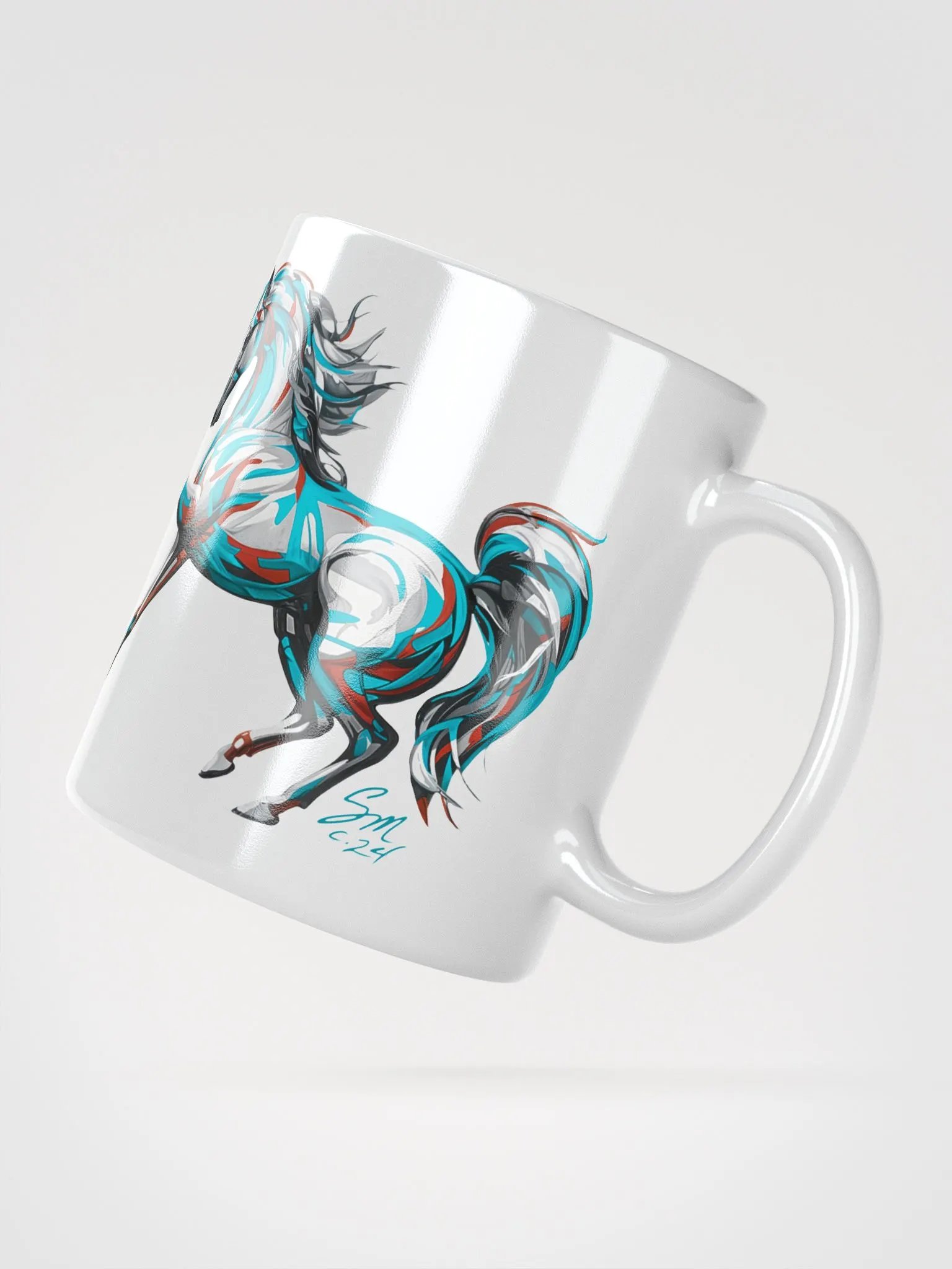 Dancing Arabian White Mug product image (2)