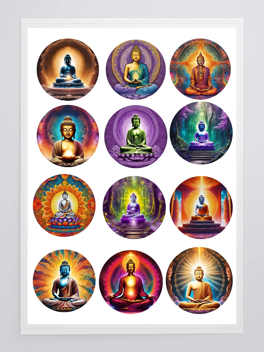 Buddha Enlightenment Sticker Collection product image (3)