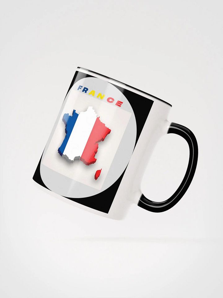 Ceramic Mug with Color Inside France Map product image (2)