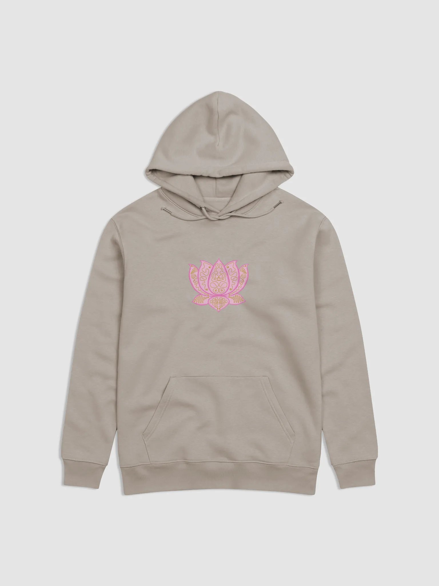 Golden Lotus Eye Eco Hoodie product image (1)