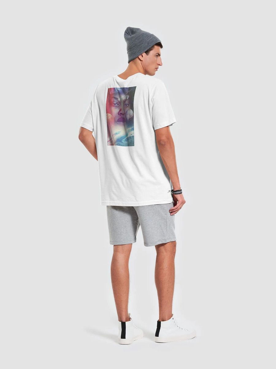 Raye Cole Music Space Tee White Front & Back product image (7)