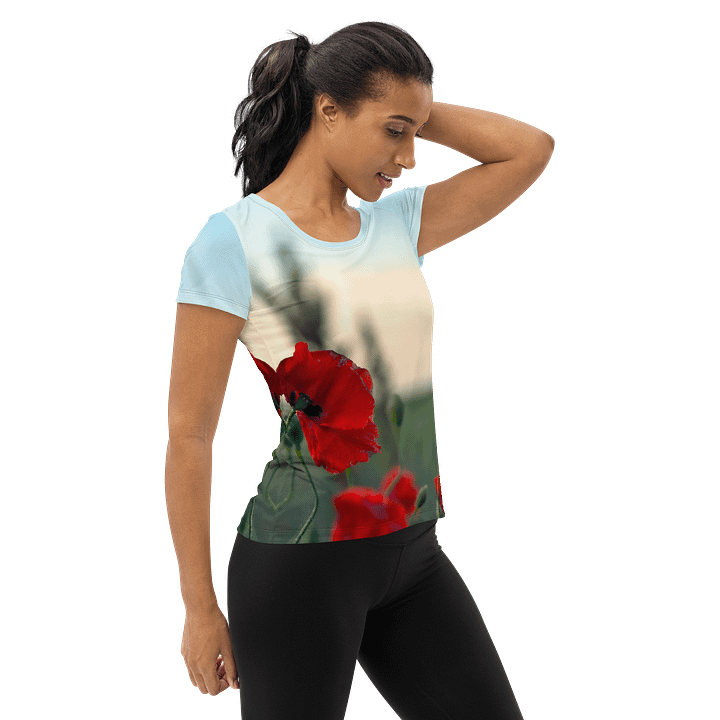 Damen T-Shirt - Mohnblumen product image (1)