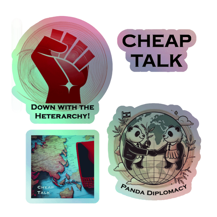 Cheap Talk Holographic Sticker Set product image (2)