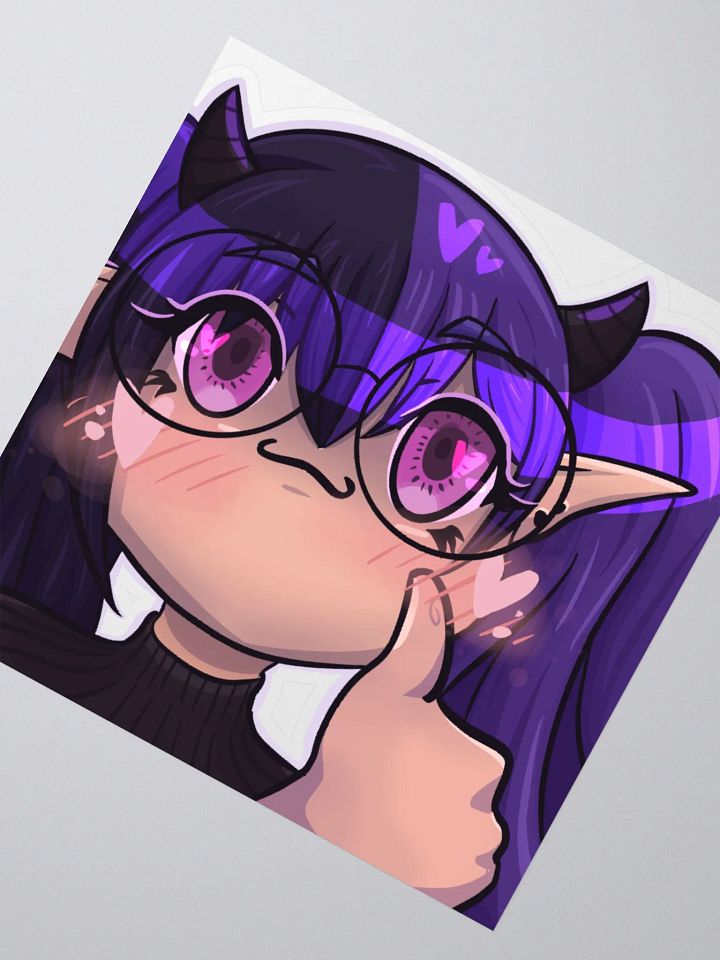 Sleepy Thumbs Up Emote Sticker product image (4)