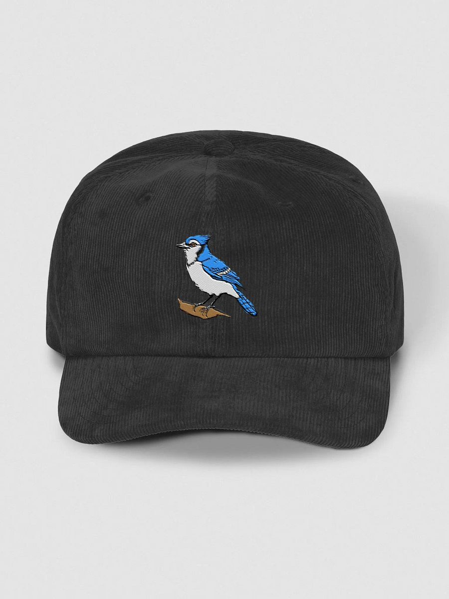 Blue Jay Embroidered Bird Corduroy Dad Hat product image (1)