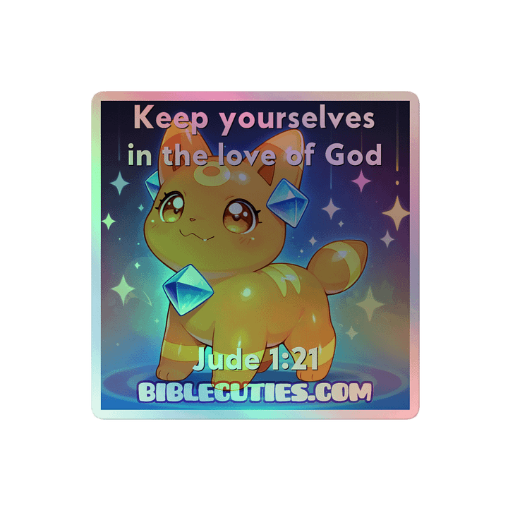 Bible Cuties Samson - Keep yourselves in the love of God Holographic product image (2)