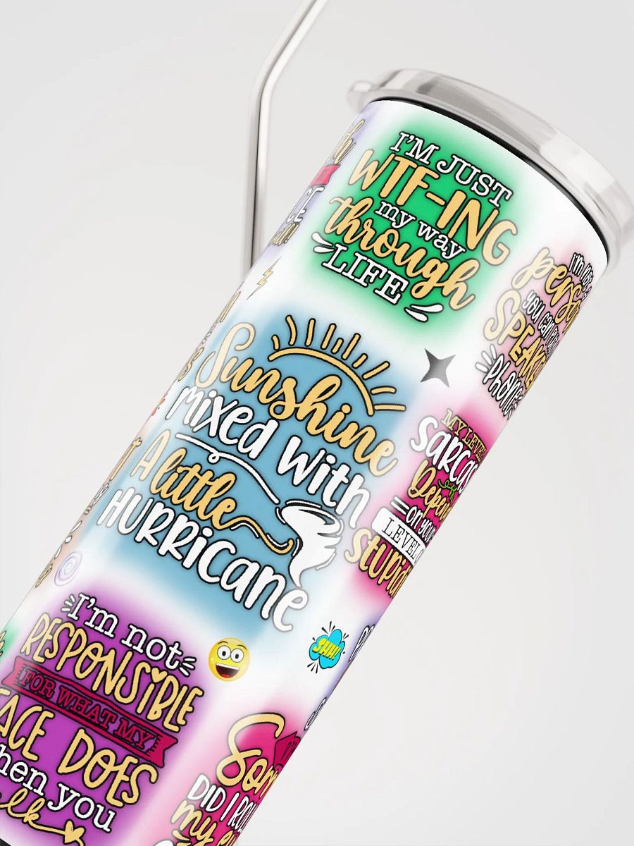 Sassy Stainless: Colorful Expression Stainless Steel Tumbler product image (10)