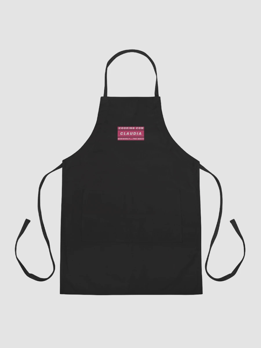 Cooking Con Claudia Embroidered Apron Seriously The Best!!! (Magenta) product image (3)