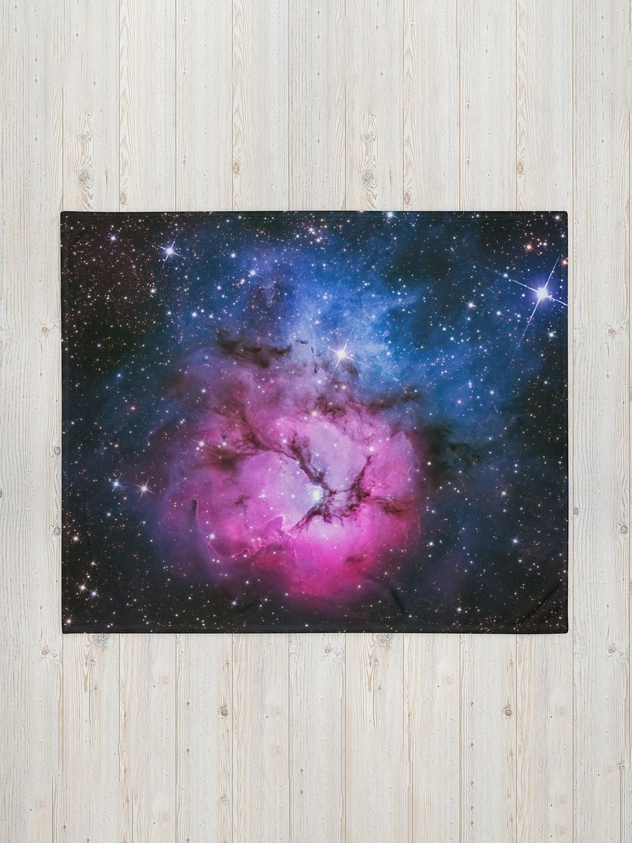 Trifid Nebula Throw Blanket product image (3)