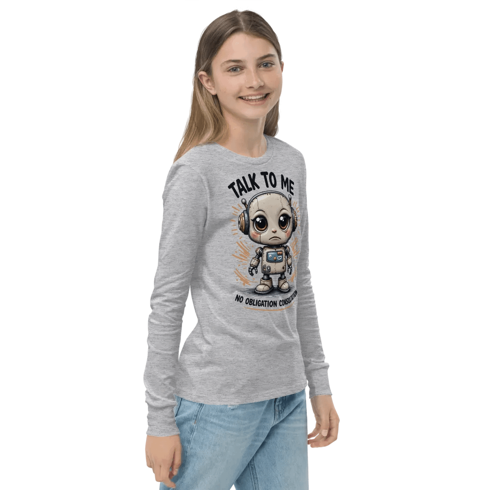 Sad Lonely Robot Long Sleeve Tee product image (10)