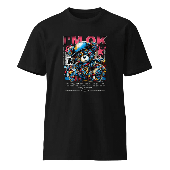 Swirling Teddy Bear Graphic Tee product image (1)