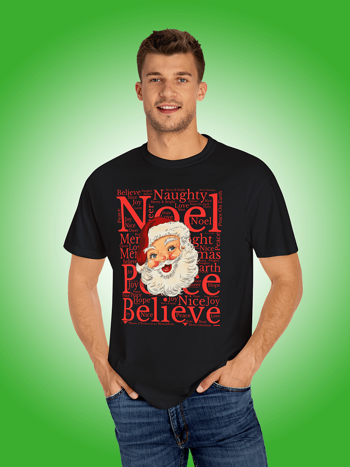 Retro Santa Word Cloud product image (1)